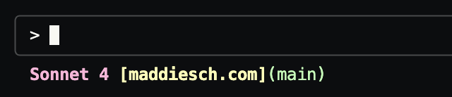 Status Line Screenshot